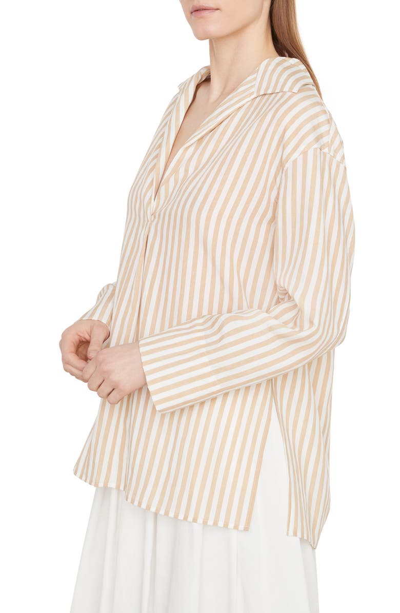 Vince Coastal Stripe Long Sleeve Shirt, Alternate, color, 