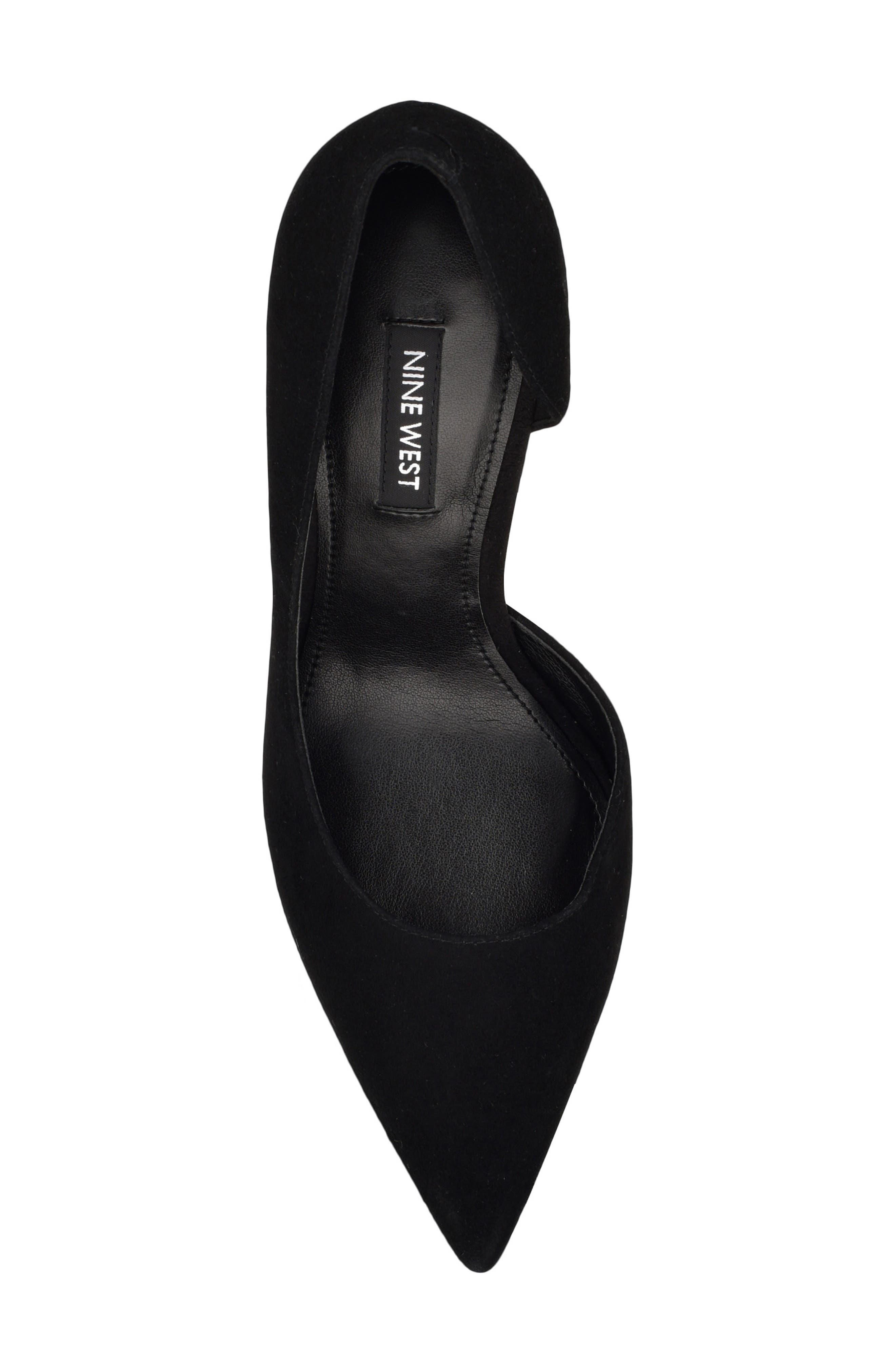 Folowe Half d'Orsay Pump, Alternate, color, BLACK VELVET