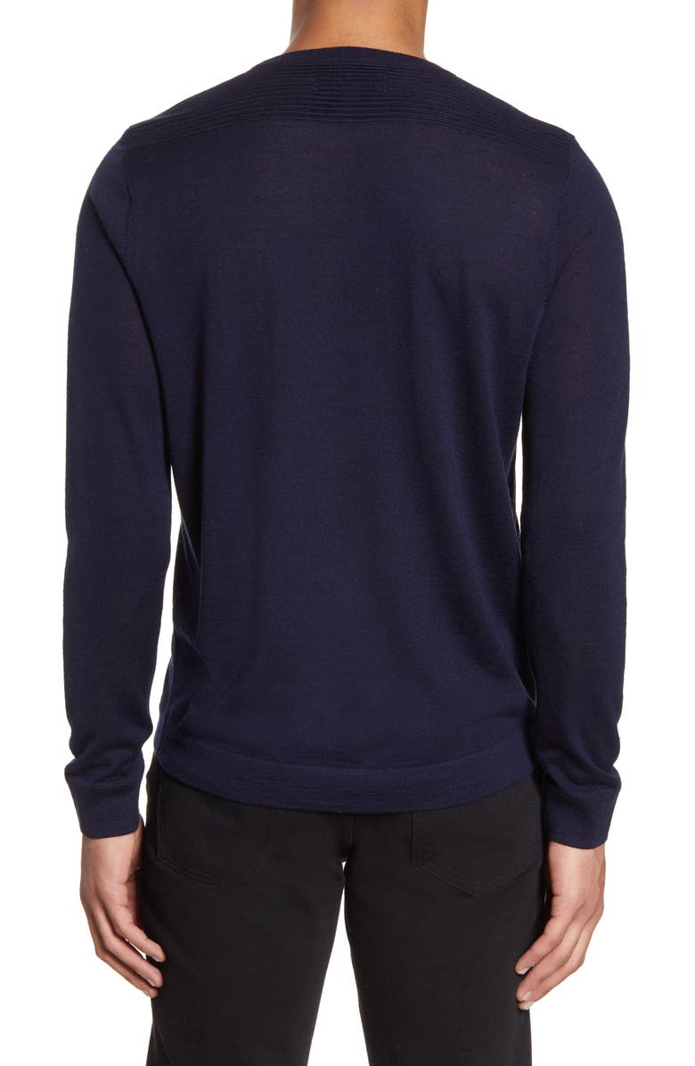Nordstrom Signature Merino Wool Blend Crewneck Sweater, Alternate, color, 