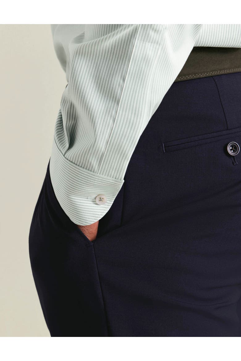 Non-Iron Stretch Pinpoint Oxford Shirt, Alternate, color, Mid Green