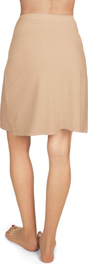 High Waist Bonded Half Slip Skirt
