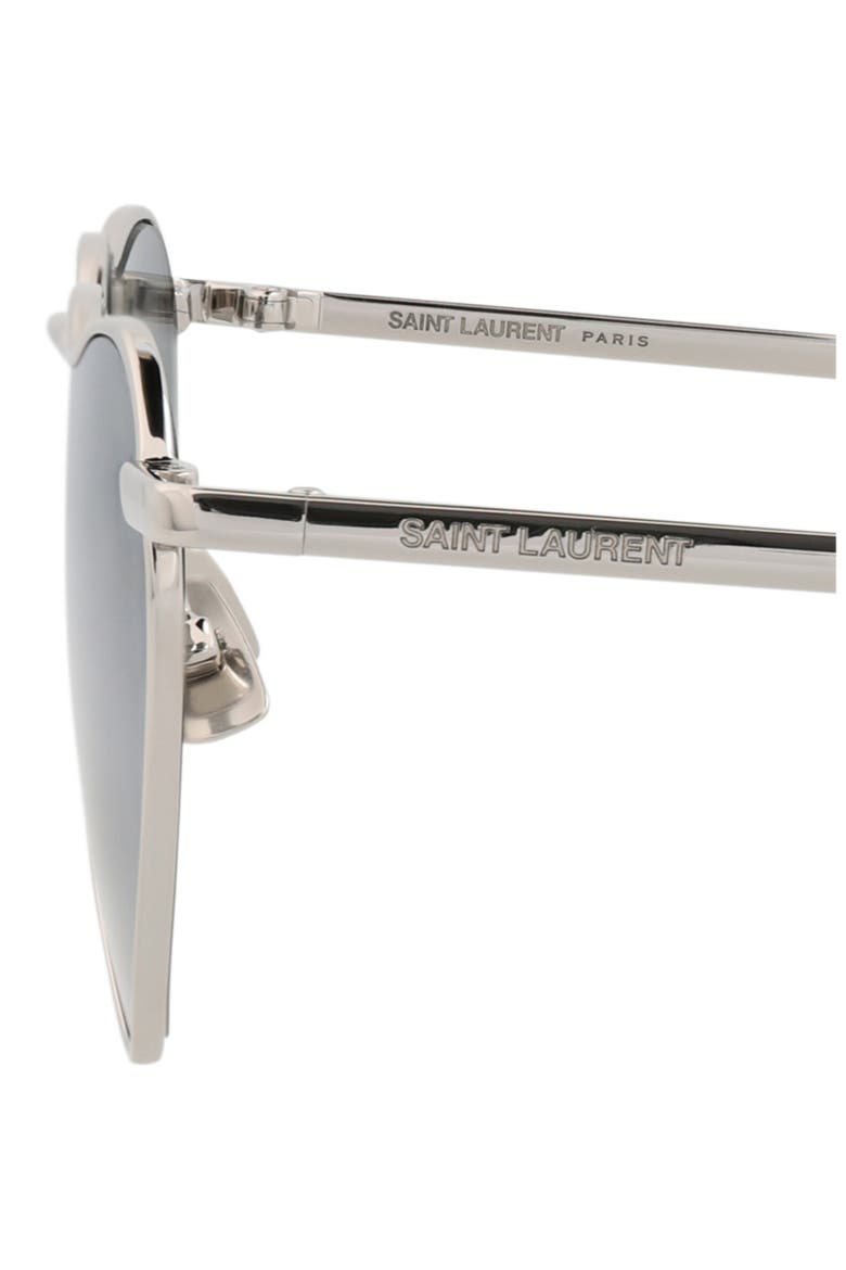 52mm Heart Sunglasses, Alternate, color, SILVER SILVER SILVER