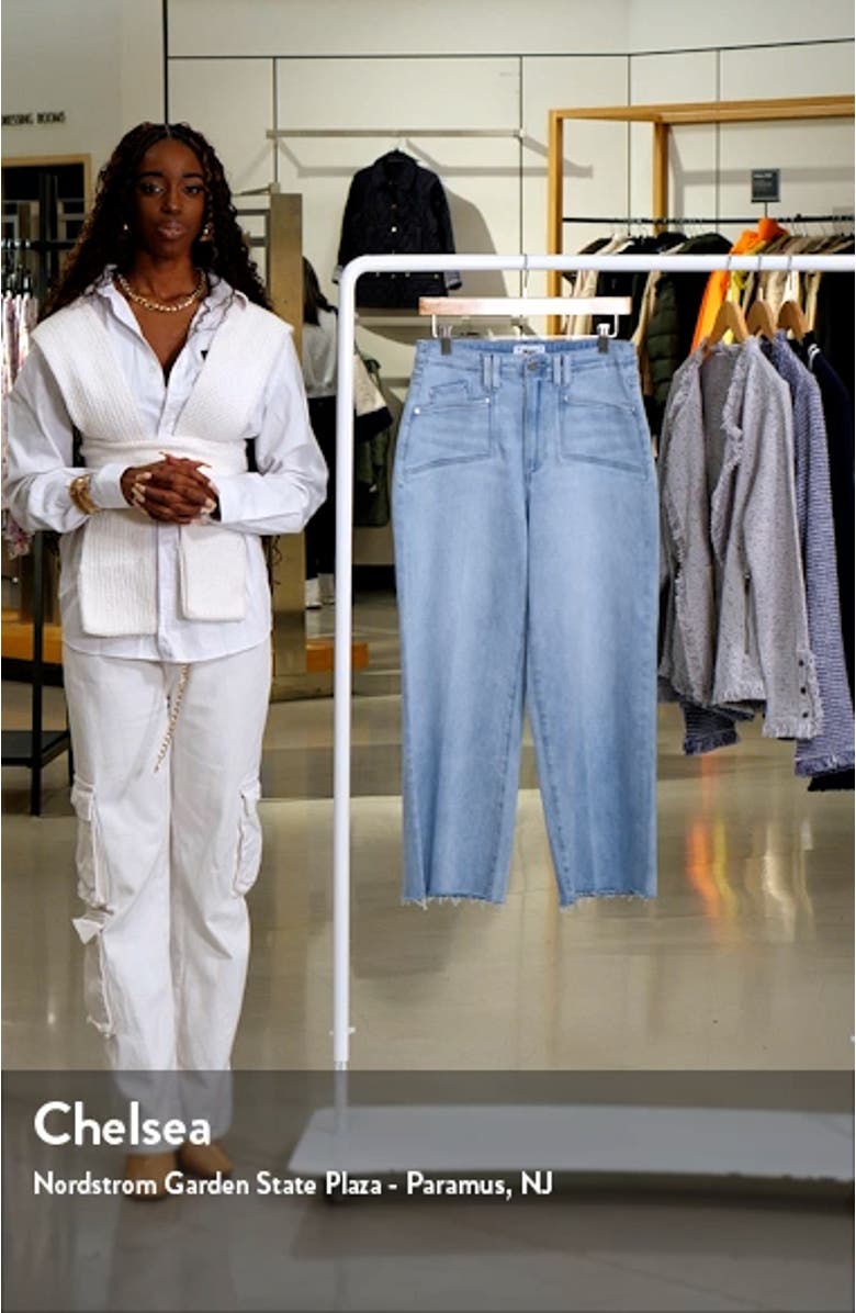 Anessa Raw Hem Wide Leg Jeans, sales video thumbnail