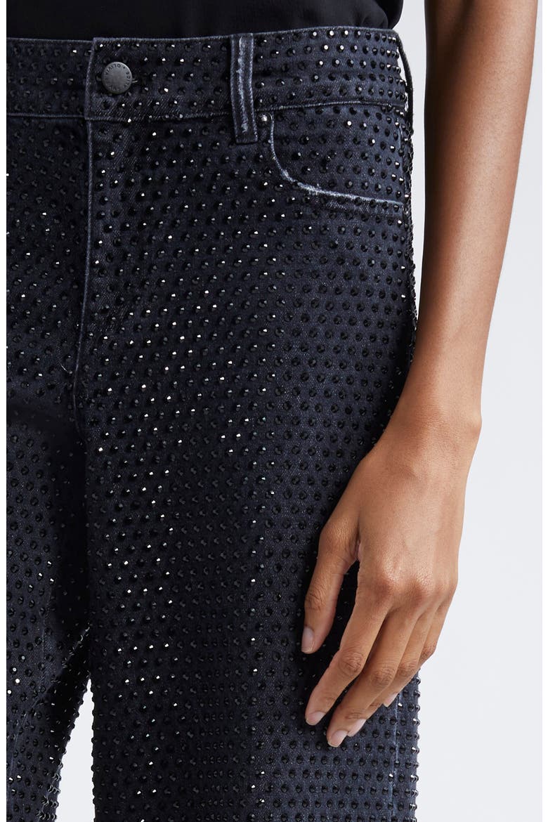 Trish Embellished Baggy Jeans, Alternate, color, MAYA CHARCOAL BLACK/ BLACK