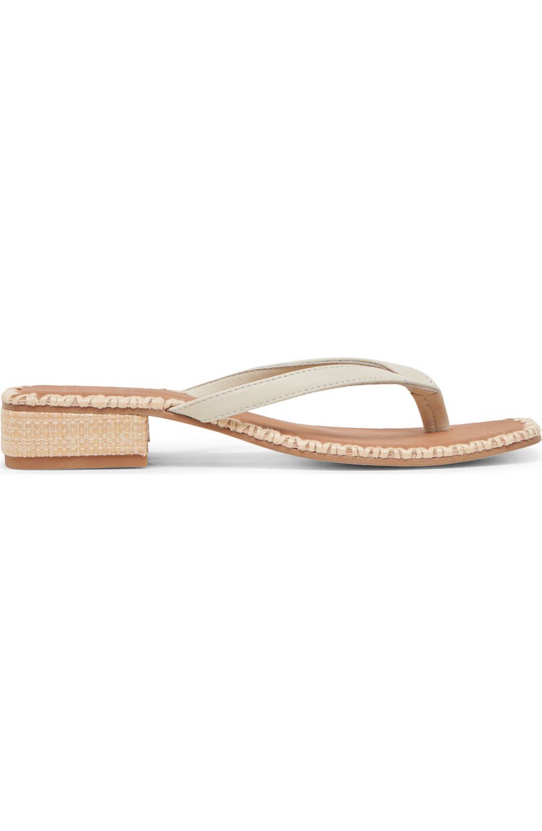 Dolce Vita Barty Flip Flop, Alternate, color, White Leather