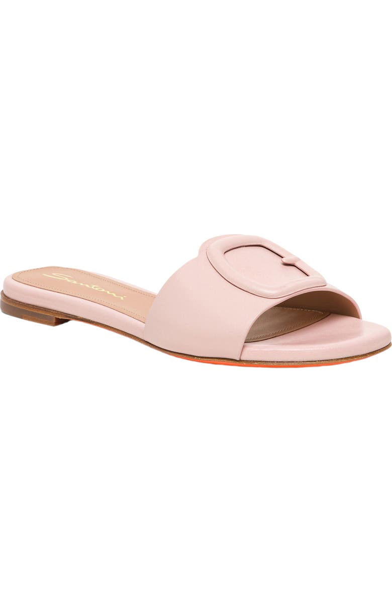 Santoni Women's slide sandal, Alternate, color, Pink