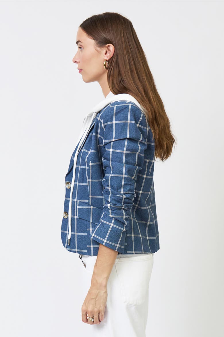 Nevada Windowpane Dickey Jacket, Alternate, color, NAVY