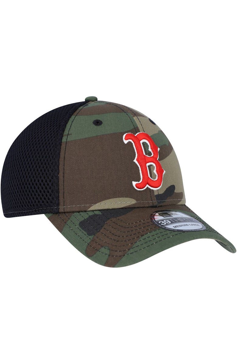 New Era Men's New Era Camo Boston Red Sox Team Neo 39THIRTY Flex Hat, Alternate, color,