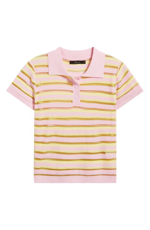 Levanzo Stripe Knit Polo