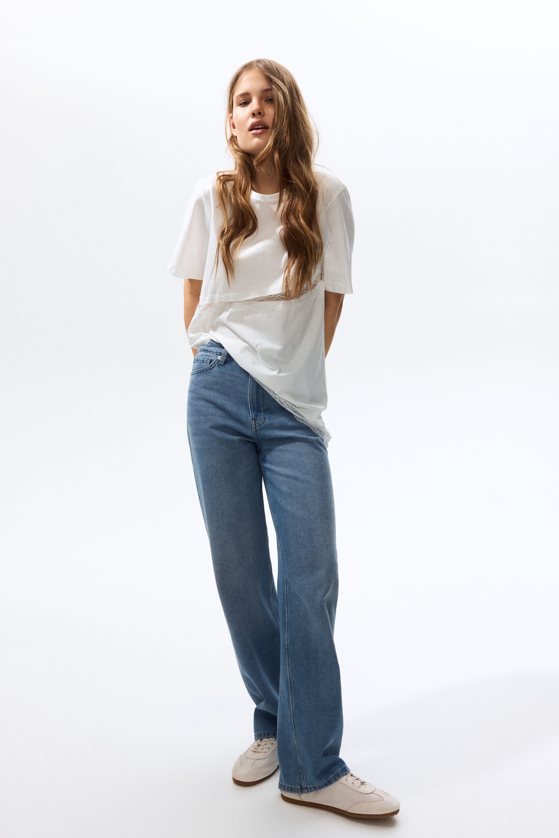 selected Light denim blue