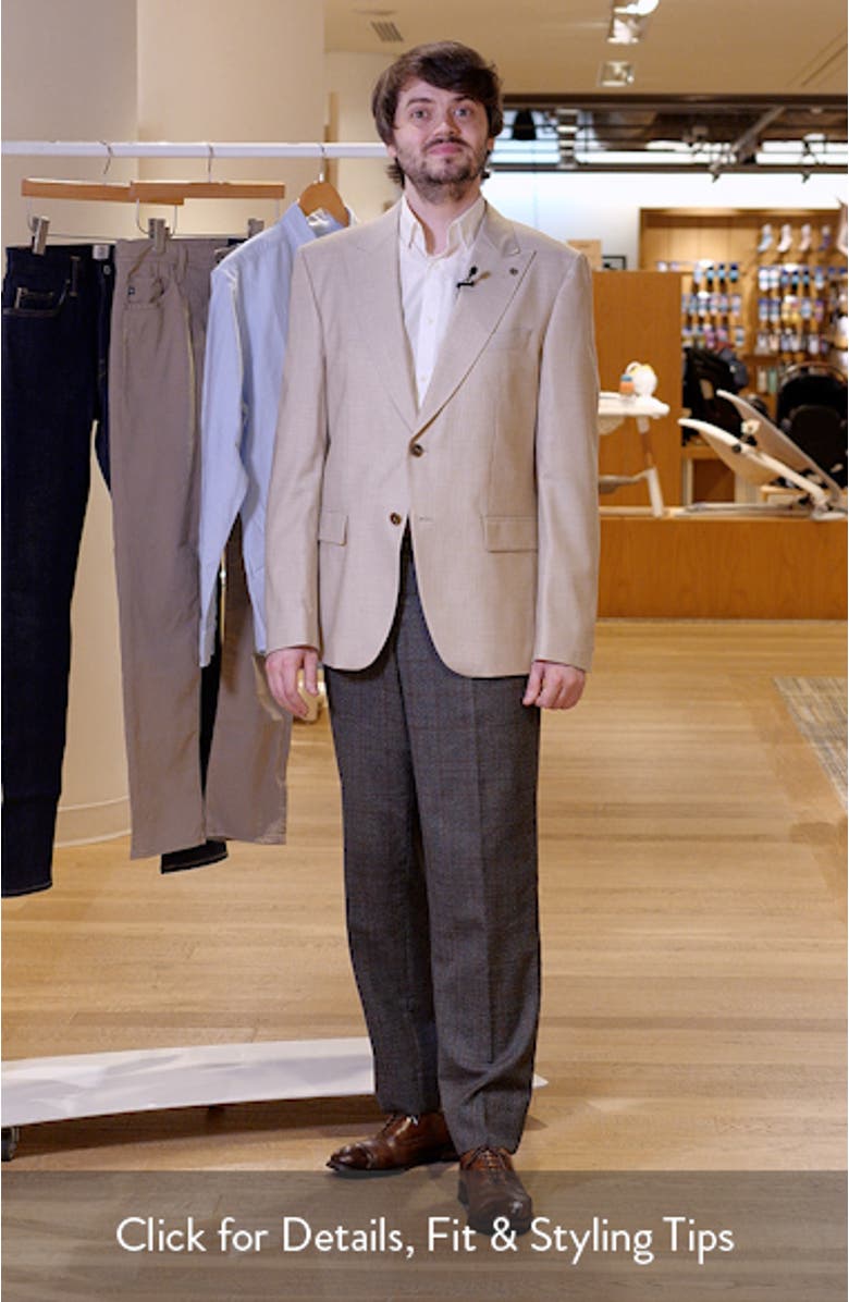 Hutson Slim Fit Stretch Wool Blend Sport Coat, sales video thumbnail
