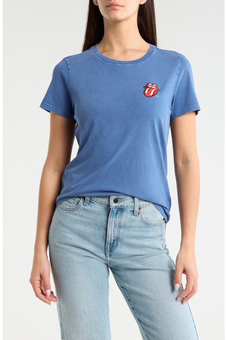 Rolling Stones Cotton Graphic T-Shirt, Main, color, TRUE NAVY