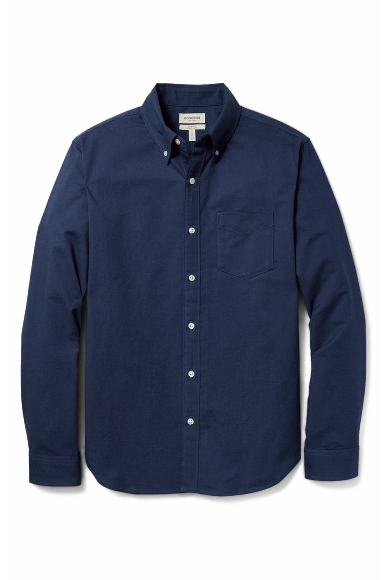 Everyday Slim Fit Oxford Shirt, Alternate, color, DEEP INDIGO