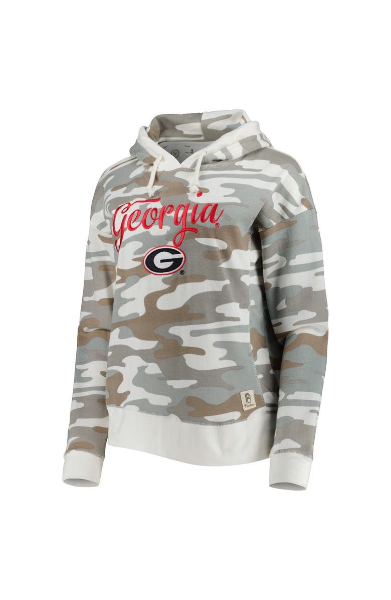 PRESSBOX Women's Pressbox Camo Georgia Bulldogs San Pablo Pullover Hoodie, Alternate, color, 