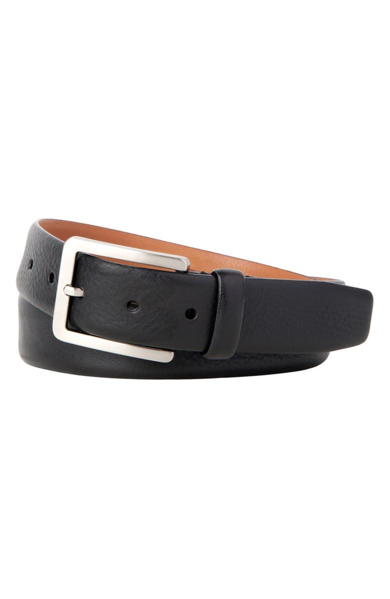 Trafalgar 'Kane' Leather Belt, Main, color, 