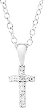 Mignonette Sterling Silver Cross Necklace