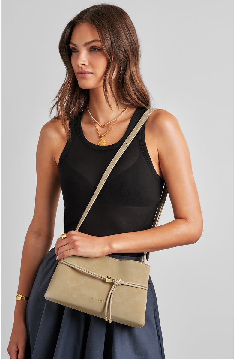 Katie Loxton Lori Crossbody Bag, Alternate, color, Desert Sand Suedette