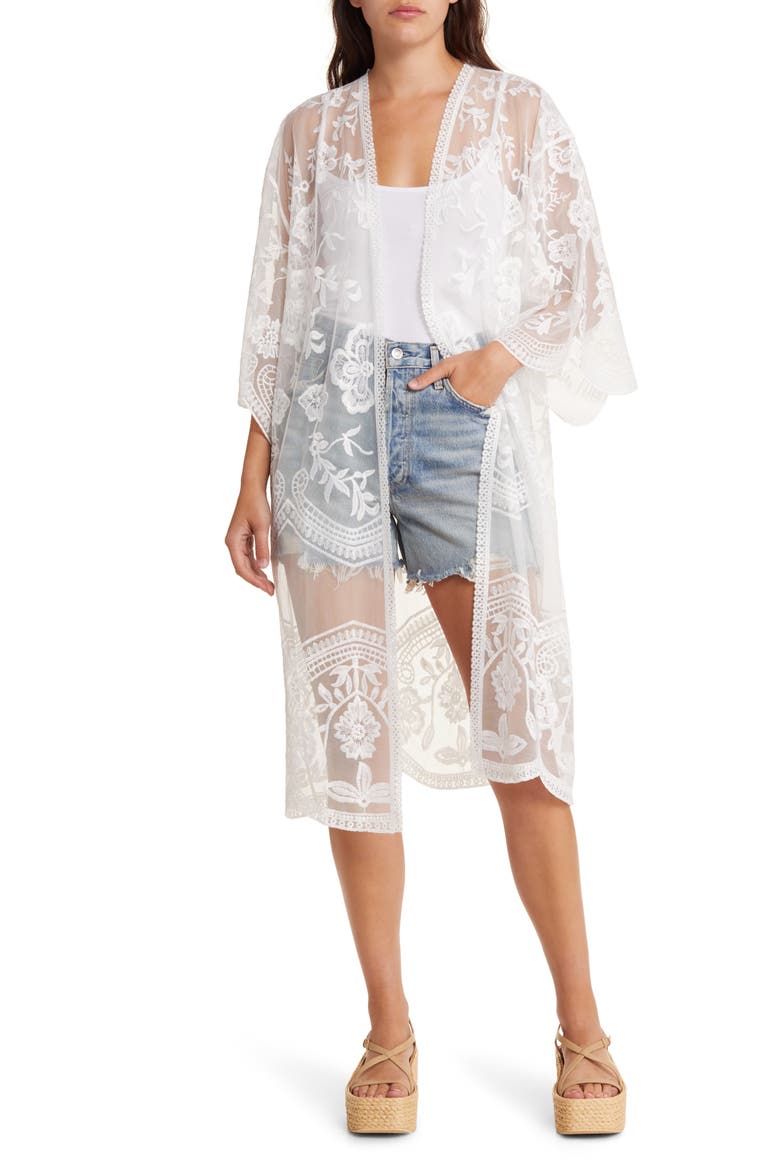 Lace Overlay, Main, color, IVORY
