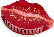 FRASIER STERLING Red Kiss Claw Clip