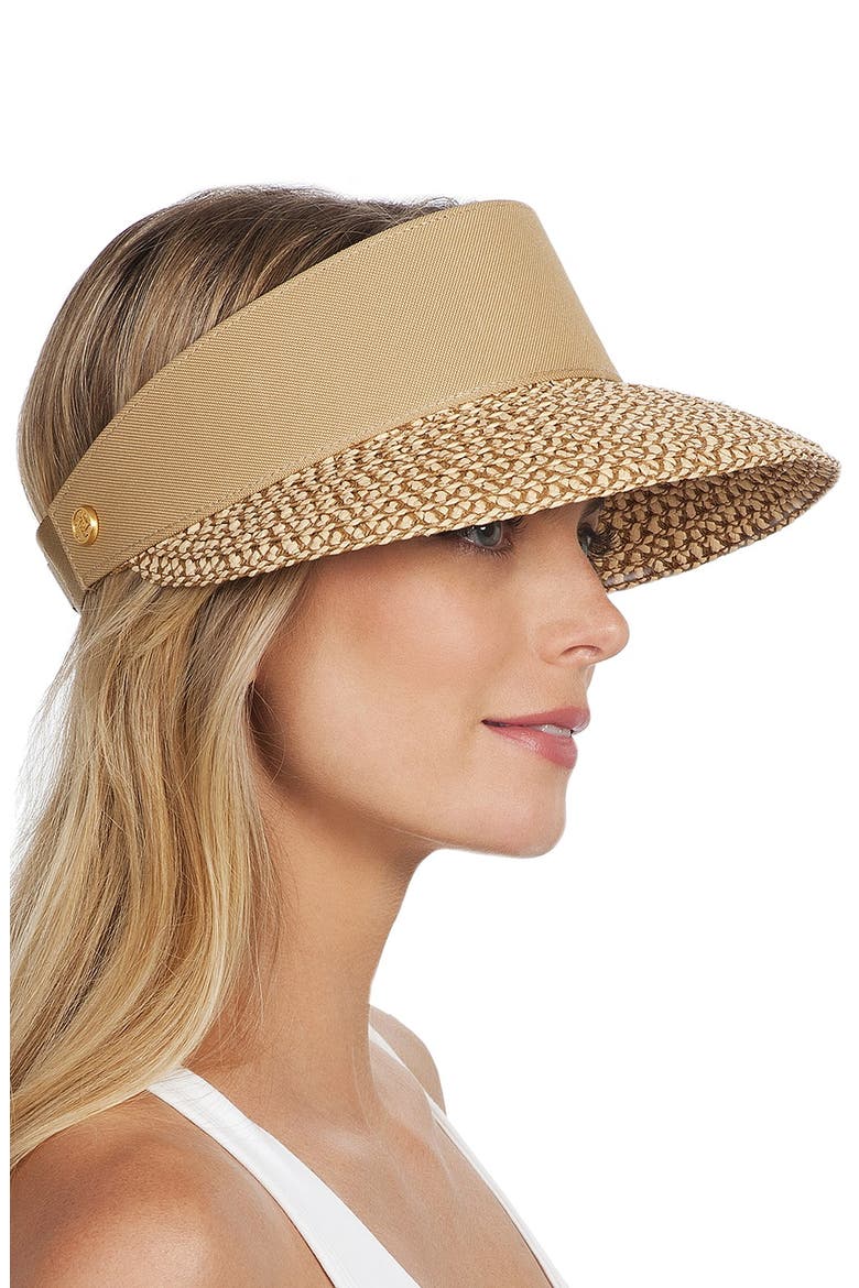 'Squishee® Champ' Custom Fit Visor, Alternate, color, PEANUT
