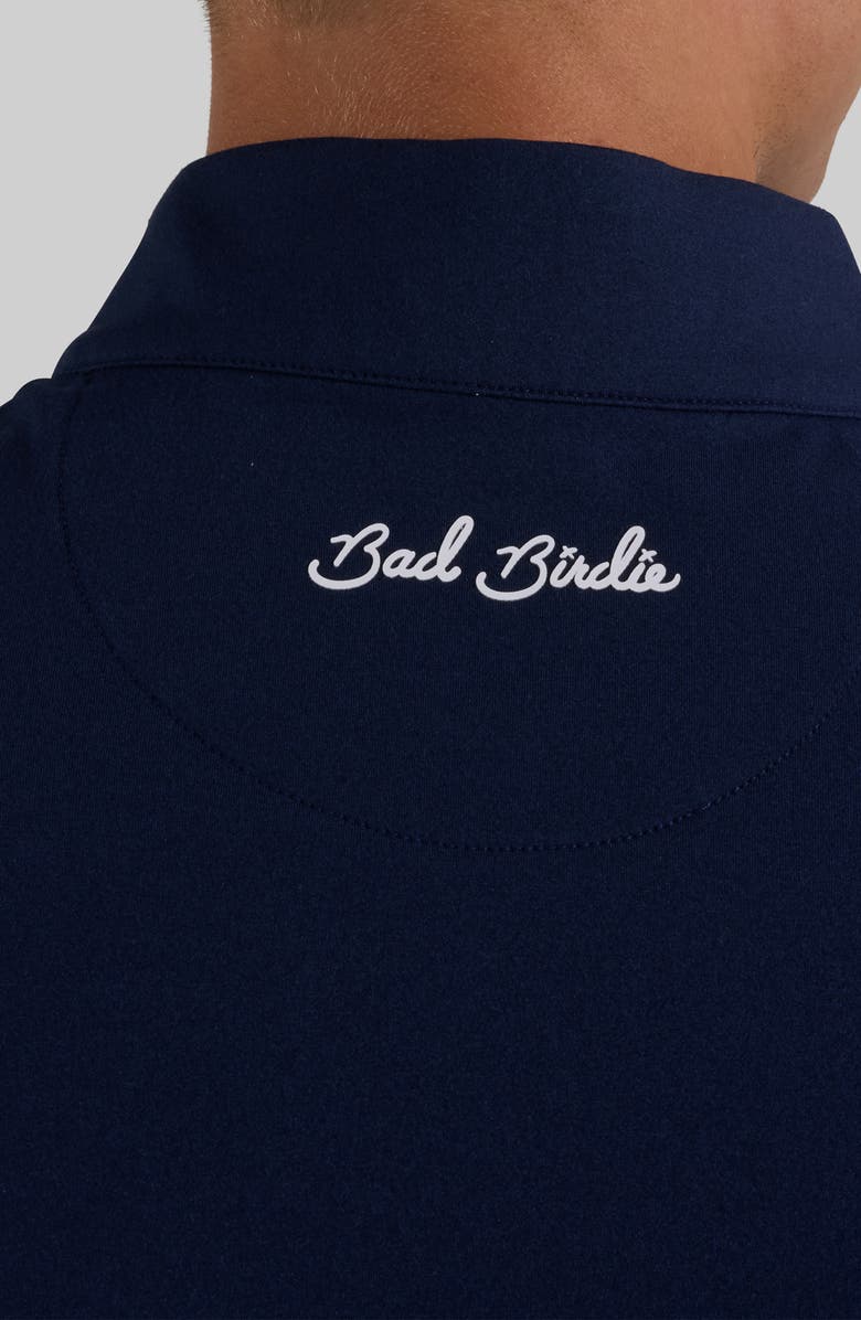 Bad Birdie Velocity Performance Quarter Zip Pullover, Alternate, color, Dark Navy