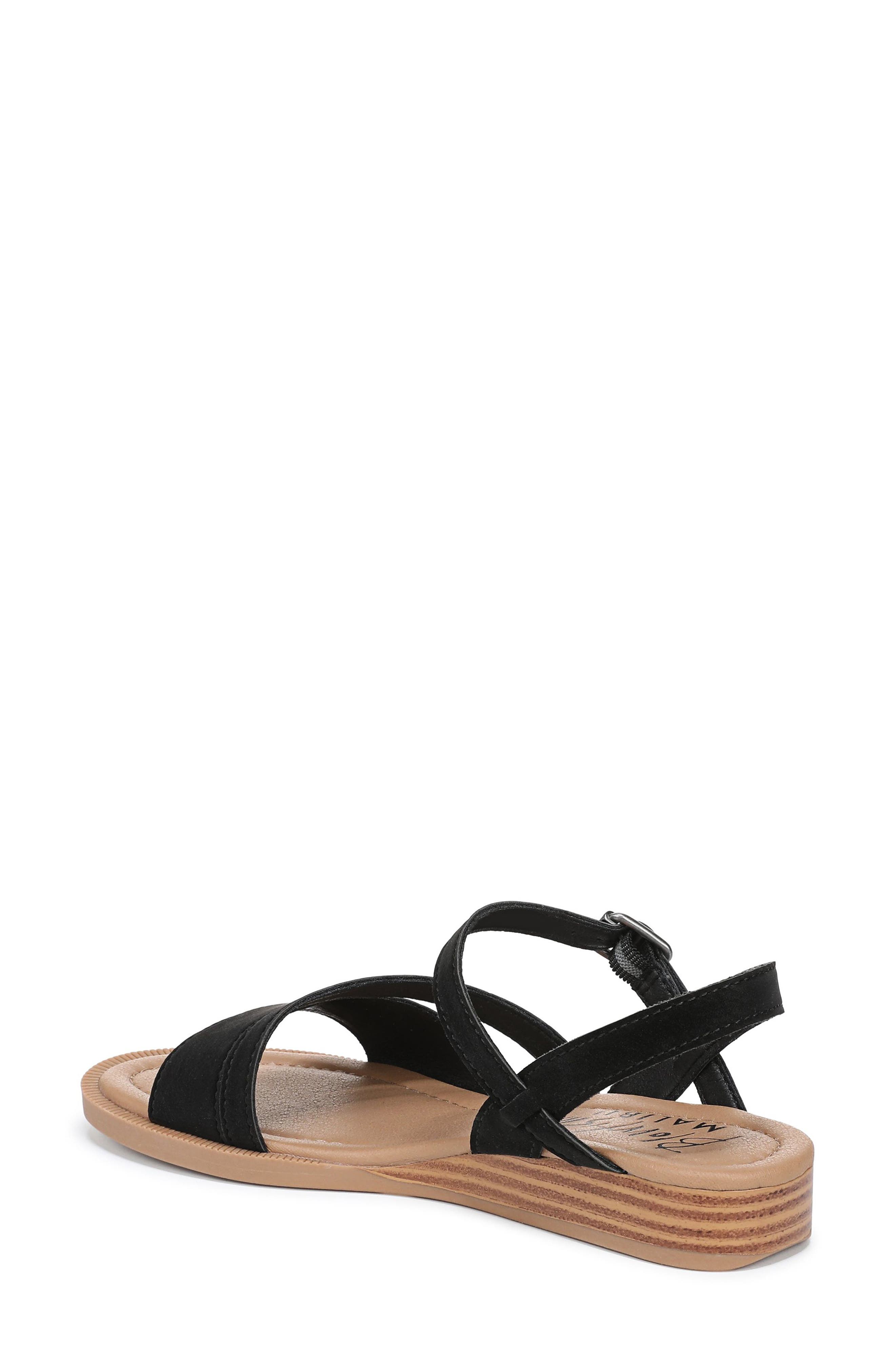 Blowfish Malibu Arrow Sandal, Alternate, color, Black Nubuck