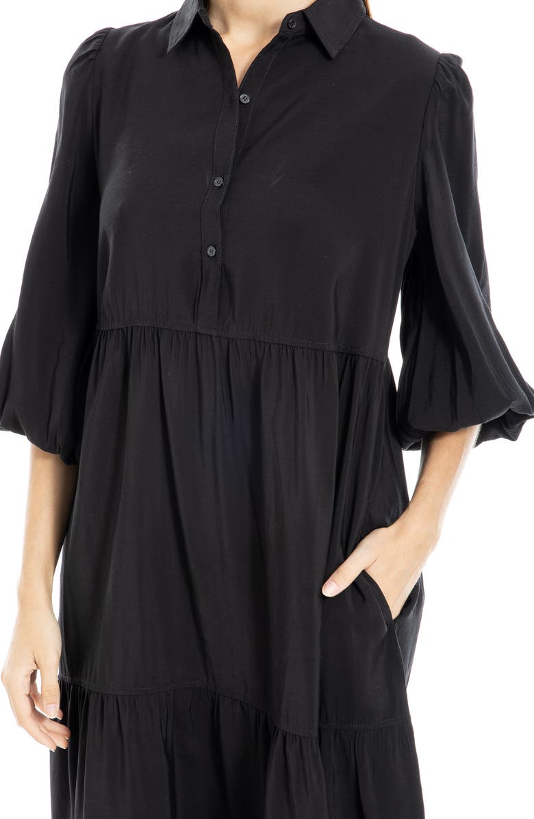 MAX STUDIO Gauze Shirtdress, Alternate, color,