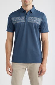 TravisMathew Good Good Acropolis Chest Stripe Polo