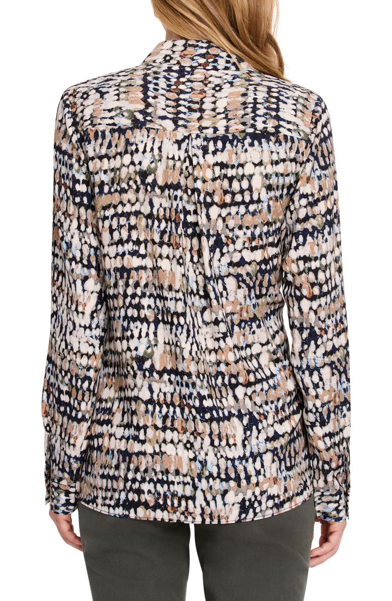 NIC+ZOE Harvest Dot Button-Up Top, Alternate, color, 