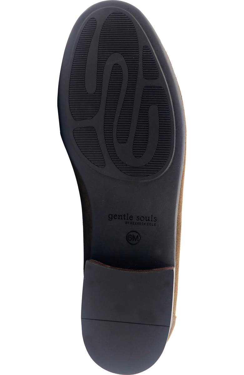 Gentle Souls Crew Woven Leather Loafer, Alternate, color, Moss Suede