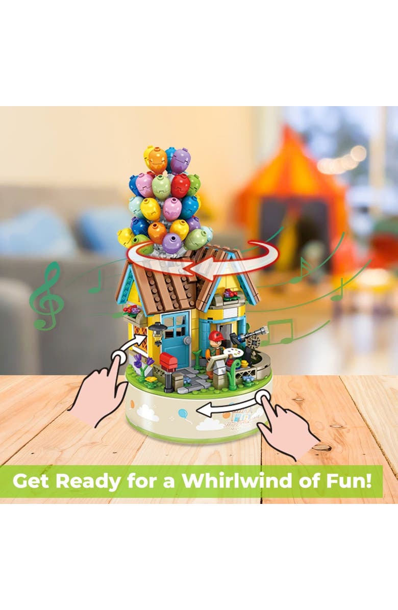 CONTIXO Flying Balloons Building Block Set, Alternate, color, Multi Color Musical