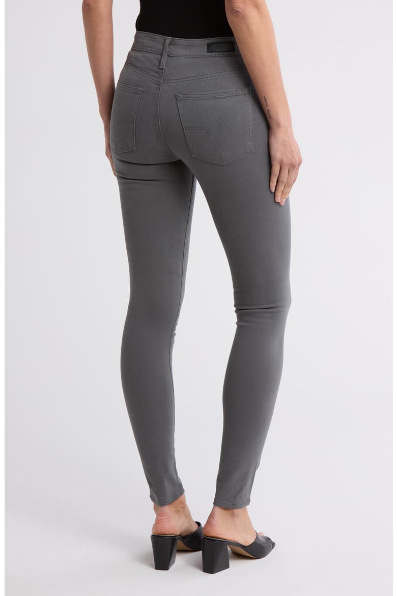 Farrah High Waist Coated Skinny Jeans, Alternate, color, FOLKESTONE GREY
