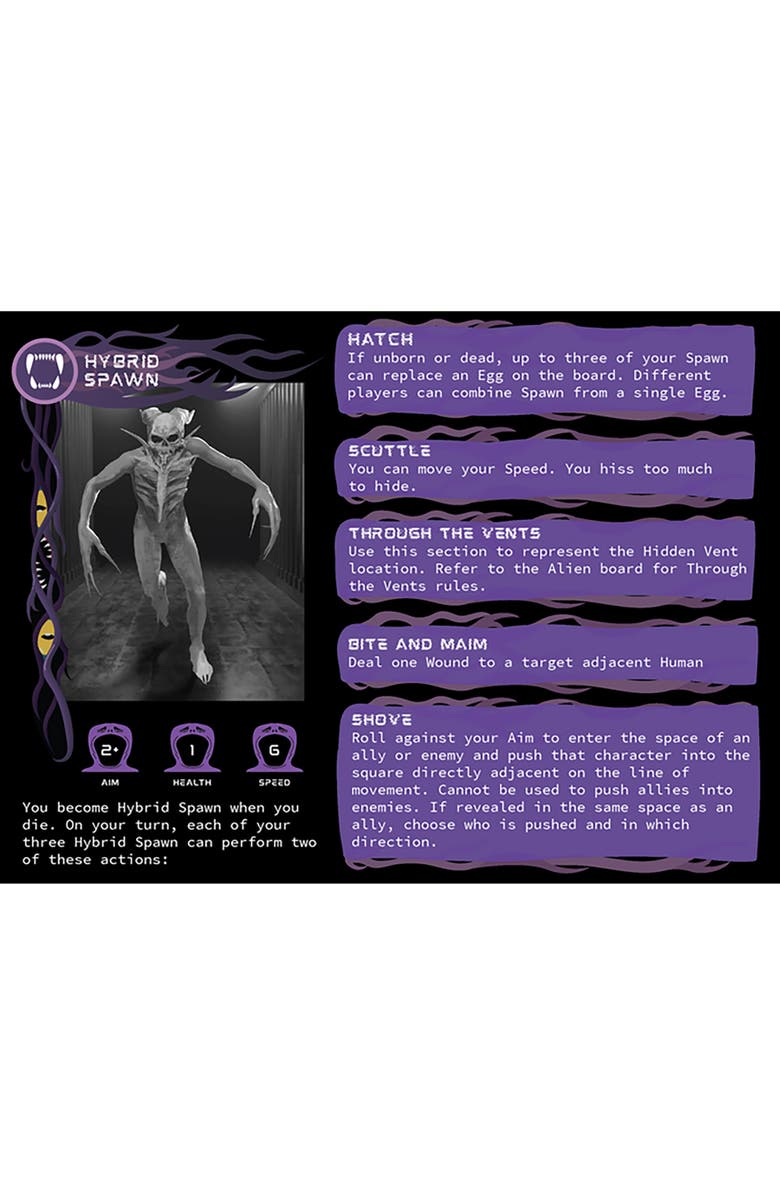 Half-Monster Games Xenohunters Scifi Horror Game Beyond The Outer Rim Board Game, Alternate, color, Multicolored