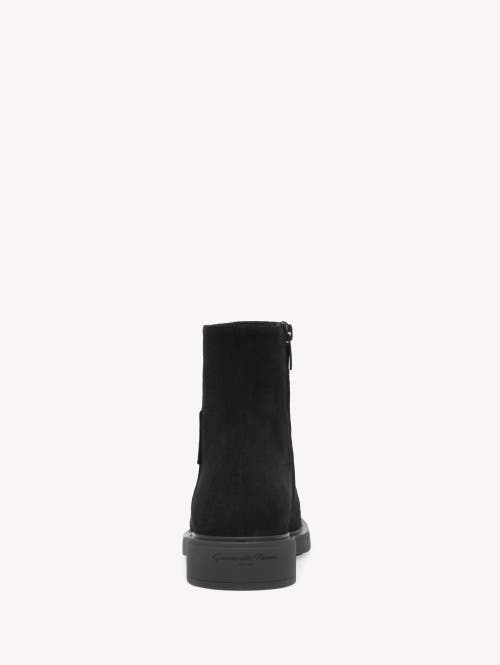 Gianvito Rossi Shearling-lining Suede Boots In Black