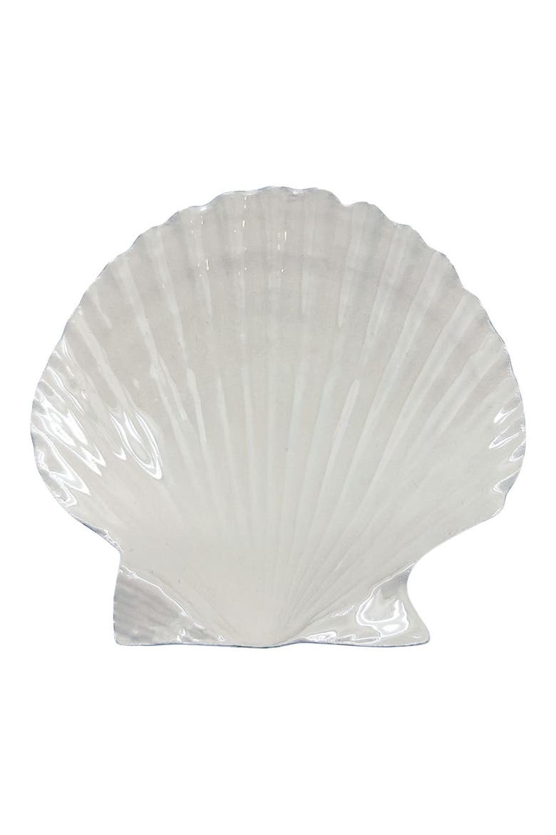 Sand Scallop Trinket Dish, Main, color, BEIGE