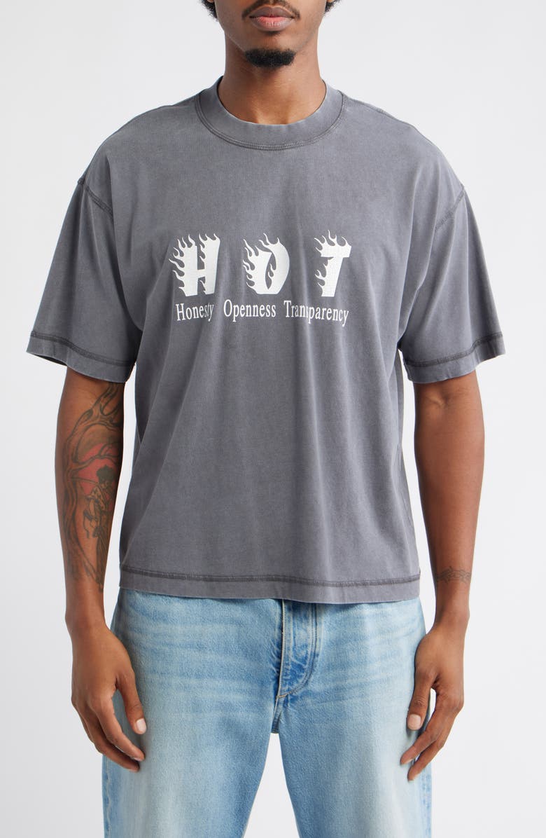 JUNGLES Hot Cotton Graphic T-Shirt, Main, color, Vintage Grey