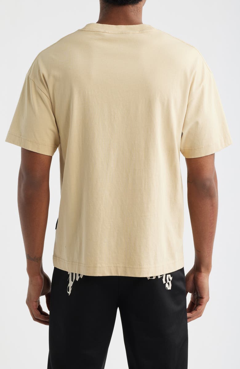 Palm Angels Regular Fit I Love PA Graphic T-Shirt, Alternate, color, Beige White