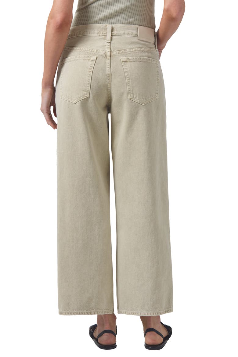 Pina Crop Baggy Jeans, Alternate, color, ALFALFA