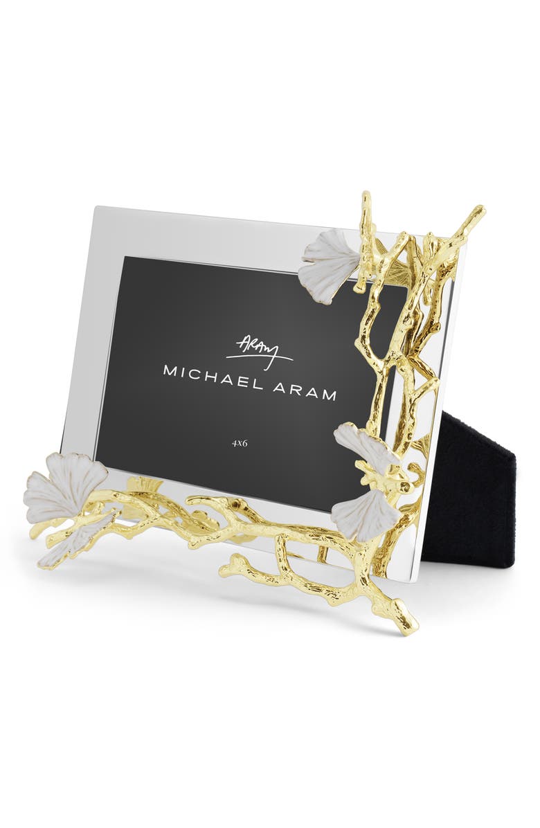 Michael Aram Butterfly Gold 4 x 6-Inch Picture Frame, Alternate, color, Gold Multi