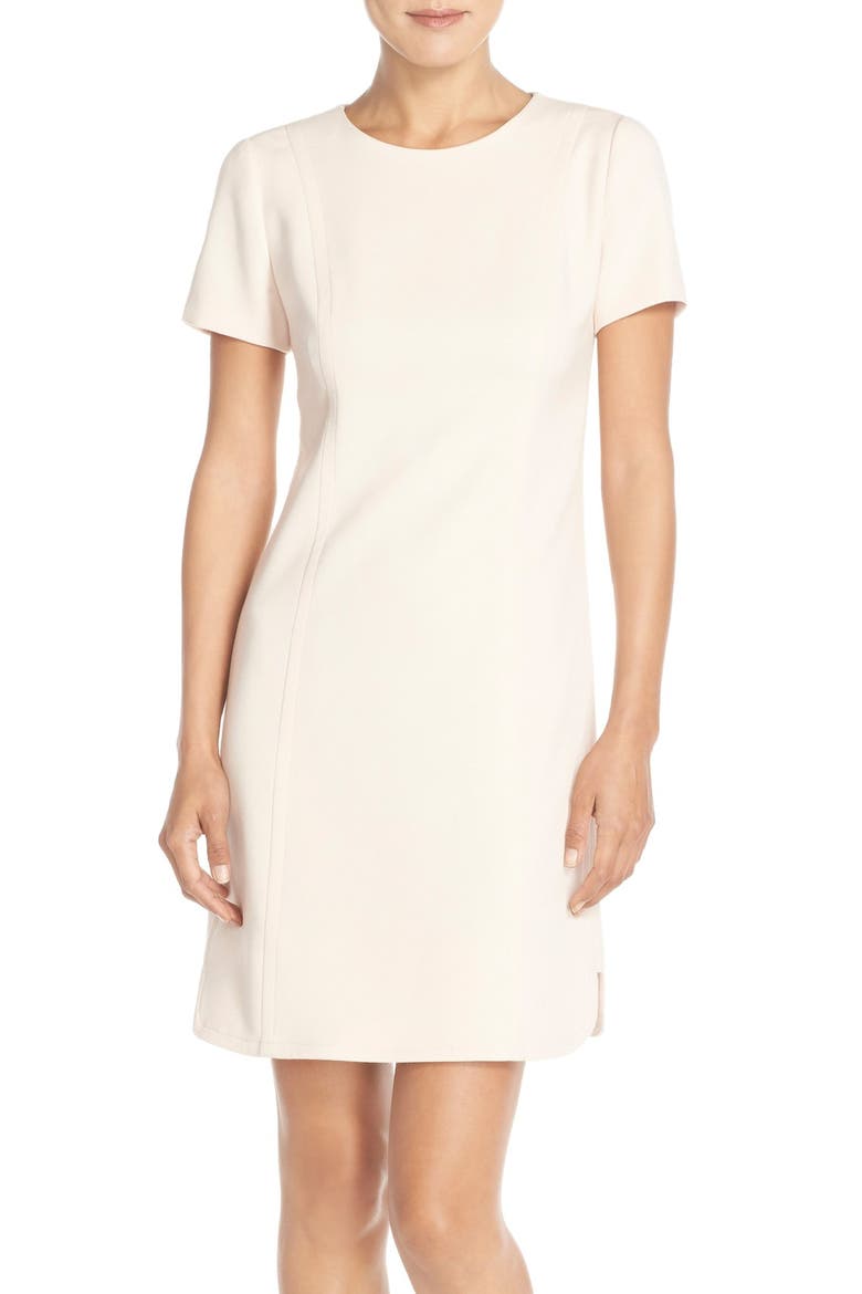 Seamed Shift Dress, Main, color, BLUSH