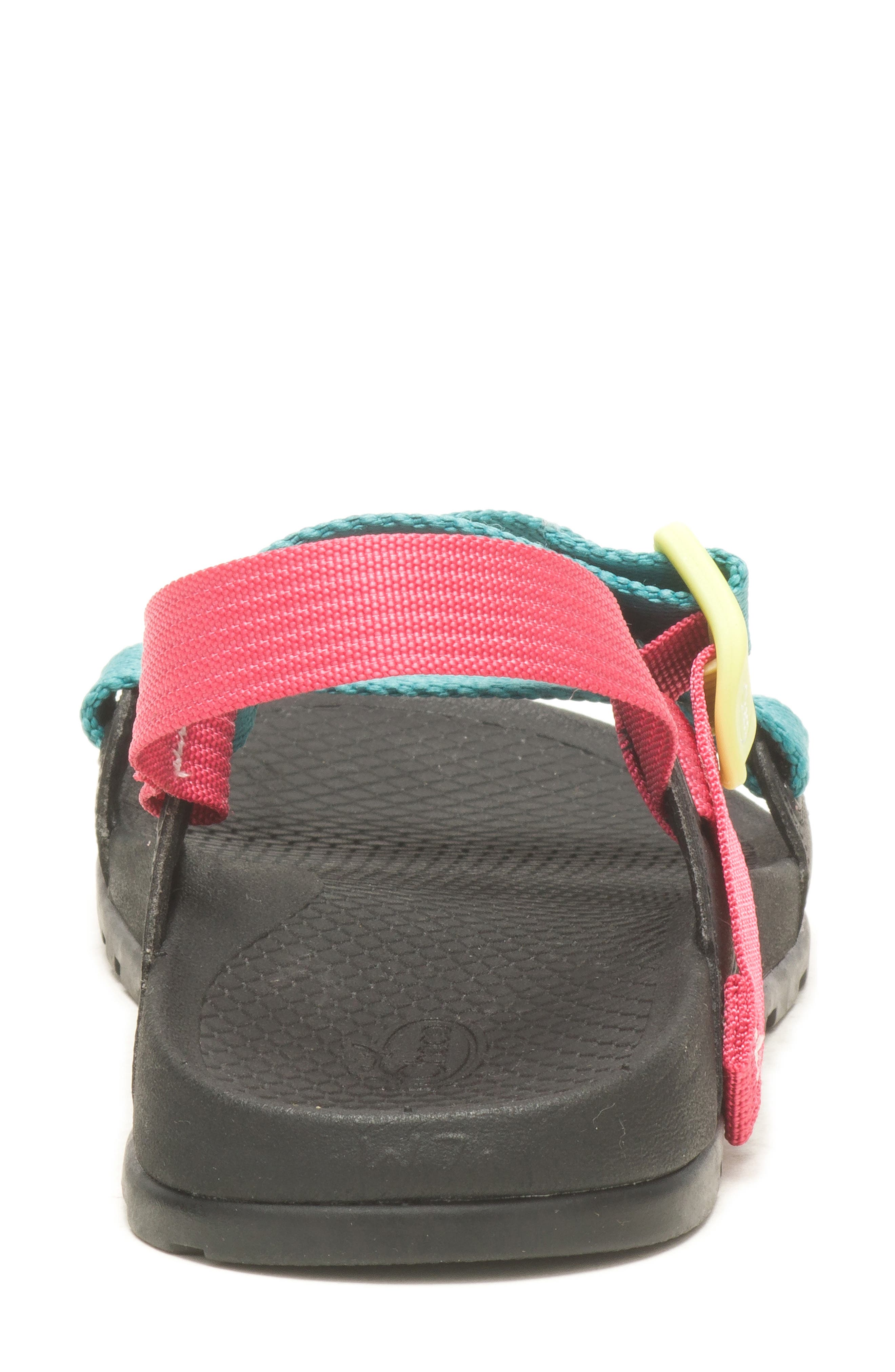 Lowdown Sandal, Alternate, color, MEADOW TEAL/ PINK