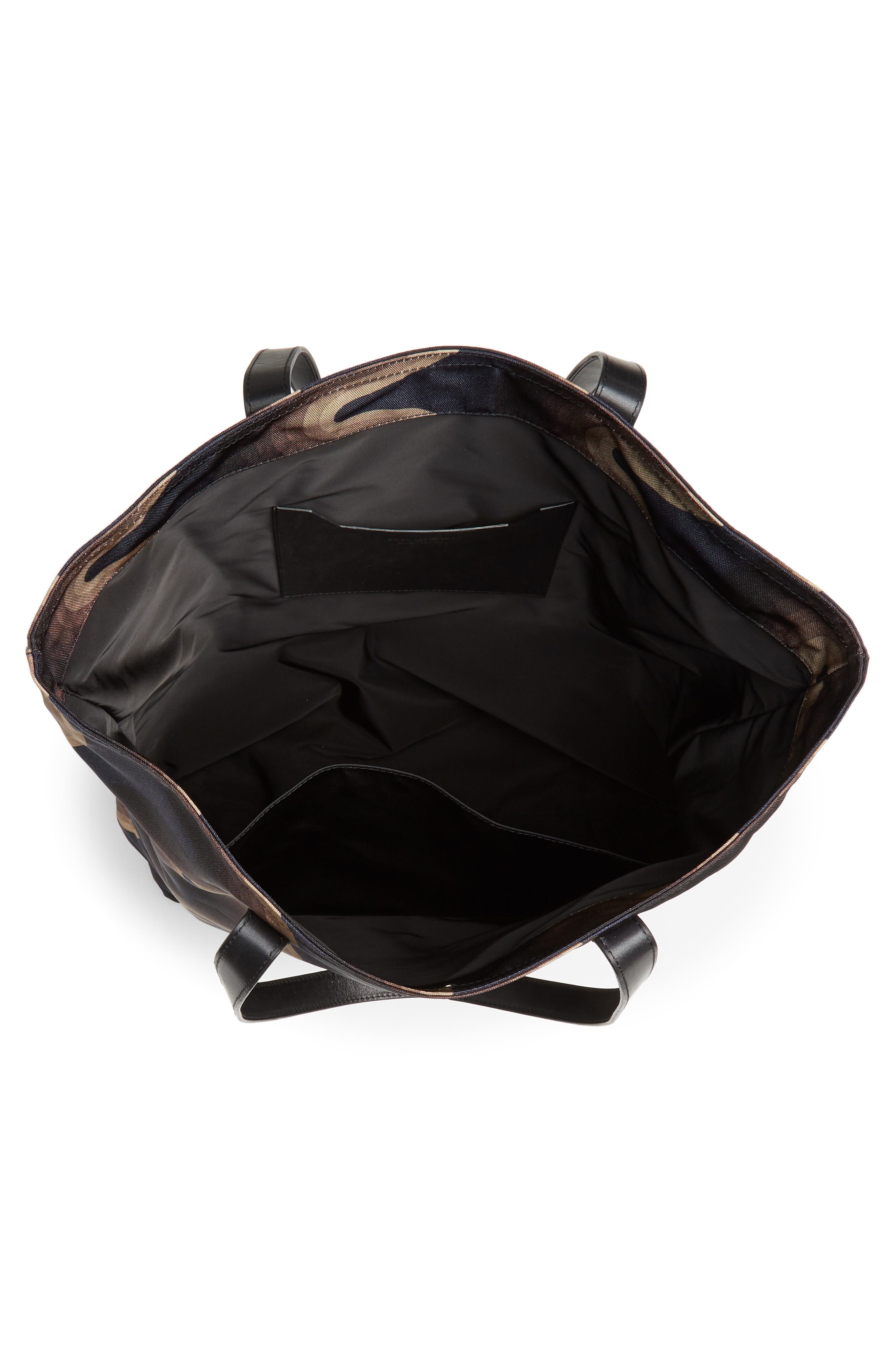 Dries Van Noten Wave Print Tote Bag, Alternate, color, 