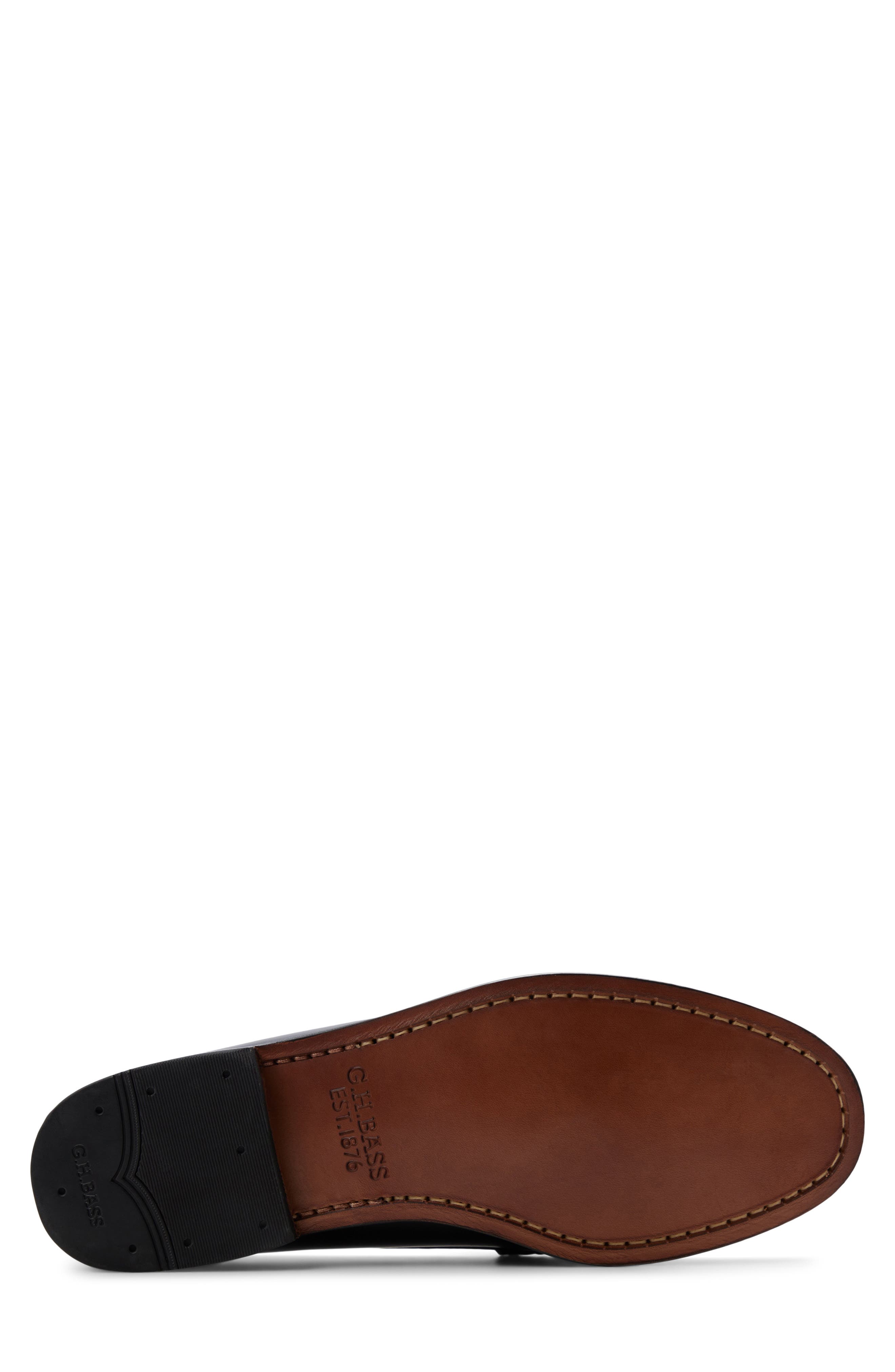 G.H.BASS Larson Penny Loafer, Alternate, color, Black