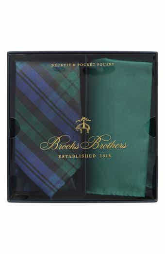 Black Watch Plaid Tie & Pocket Square Set