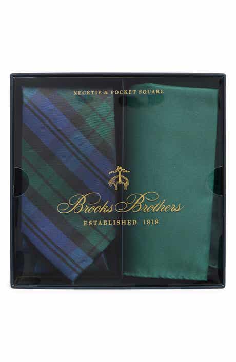 Black Watch Plaid Tie & Pocket Square Set