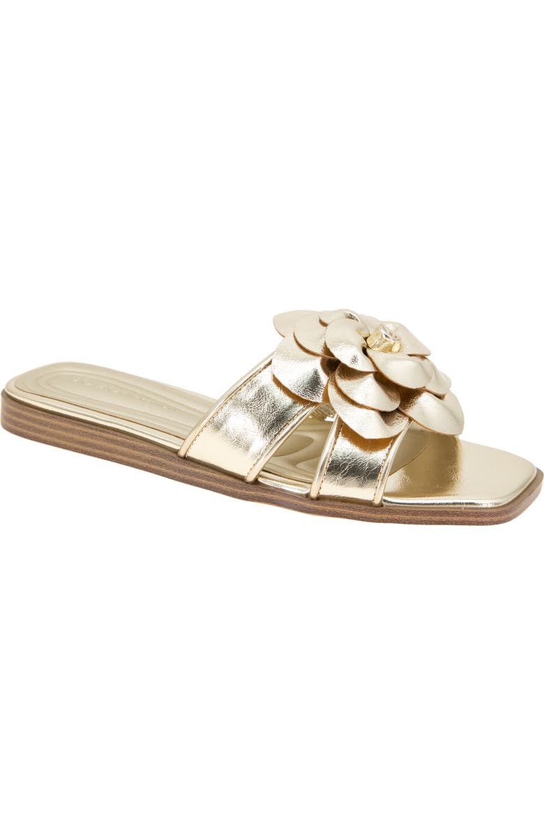 BCBGeneration Mazey Slide Sandal, Main, color, Platino
