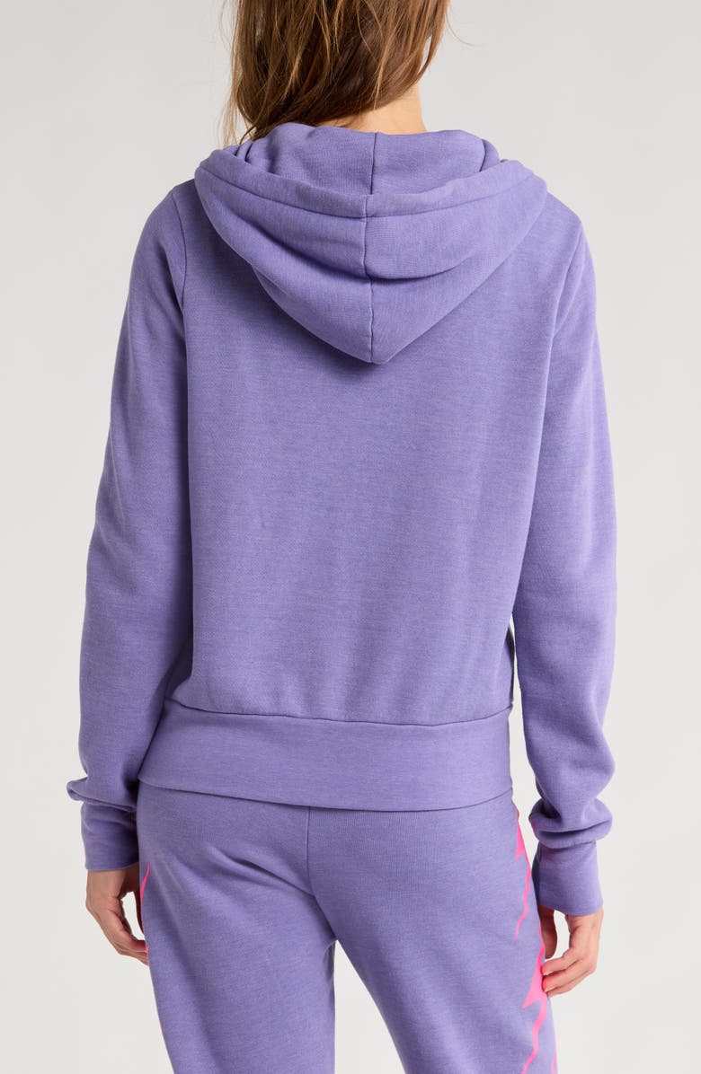 Aviator Nation Bolt Z Hoodie, Alternate, color, Lavender/ Neon Pink