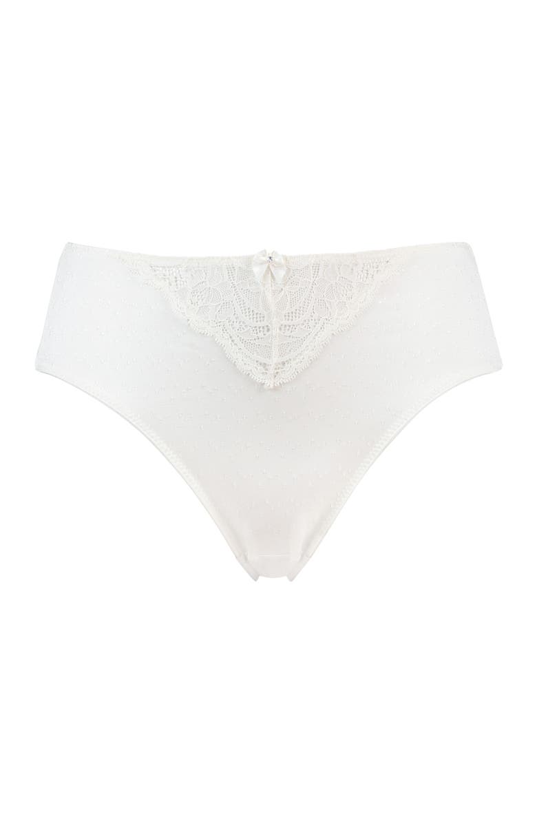 Hunkemöller Sophie High Knickers, Alternate, color, Snow White