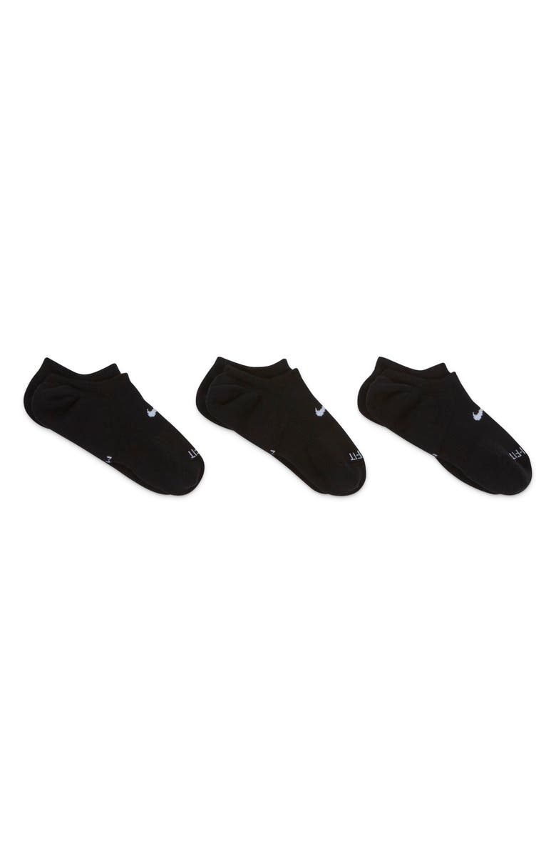 Nike 3-Pack Everyday Plus No-Show Socks, Alternate, color, 904 Mltclr