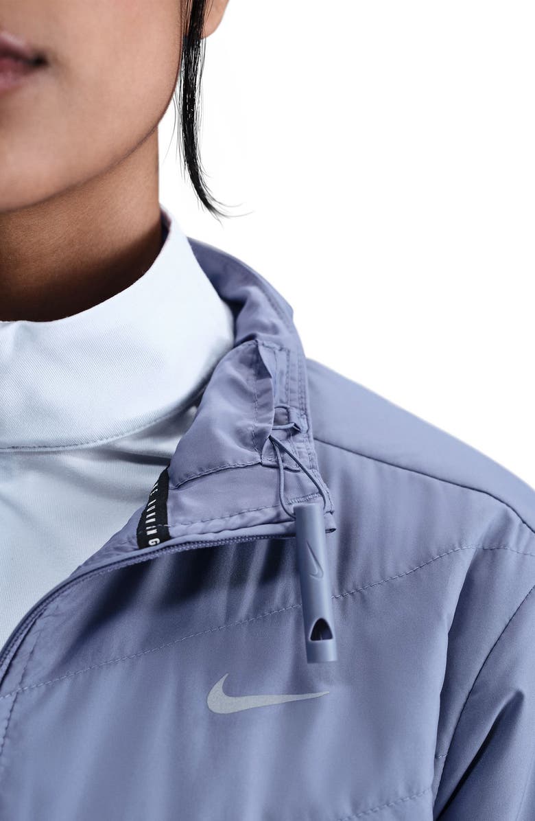 Nike Swift Therma-FIT Running Jacket, Alternate, color, 499 World Indigo/ Refsil